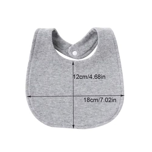 4-Piece Baby Cotton Bib Set - Soft, Absorbent, Snap Closure - Multi Color Prints for Boys & Girls