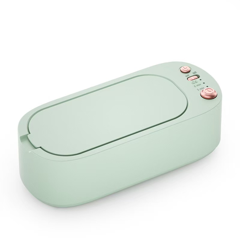 Ultrasonic eyeglass cleaning machine, household jewelry cleaning device, necklace cleaning device, dental brace cleaning device, portable cleaning machine