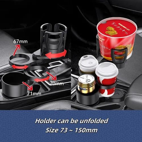 4 in 1 Multifunctional Adjustable Car Cup Holder