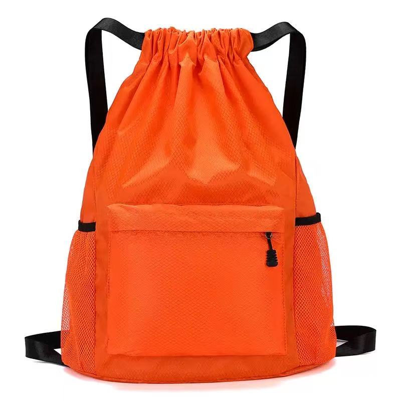 High Quality Lightweight Hiking Backpack Royal Blue Waterproof Wear- resistant Oxford Drawstring Bag For Holding Cups For Men Women Travel