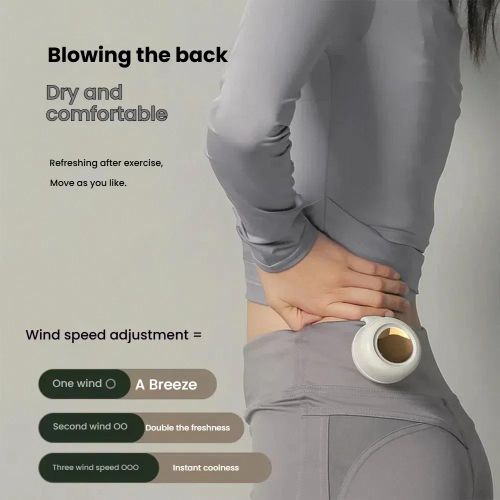 2025 New Clip-on Bladeless Fan to bags, strollers, desks, cloths and so on
