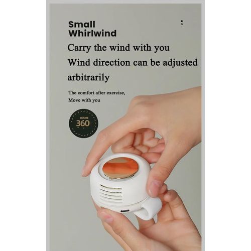 2025 New Clip-on Bladeless Fan to bags, strollers, desks, cloths and so on