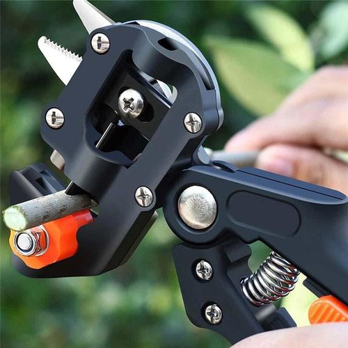 Professional Garden Tree Grafting & Pruning Tool Kit - 2-in-1 Pruner Shears or Fruit Tree Grafting and Plant Cutting