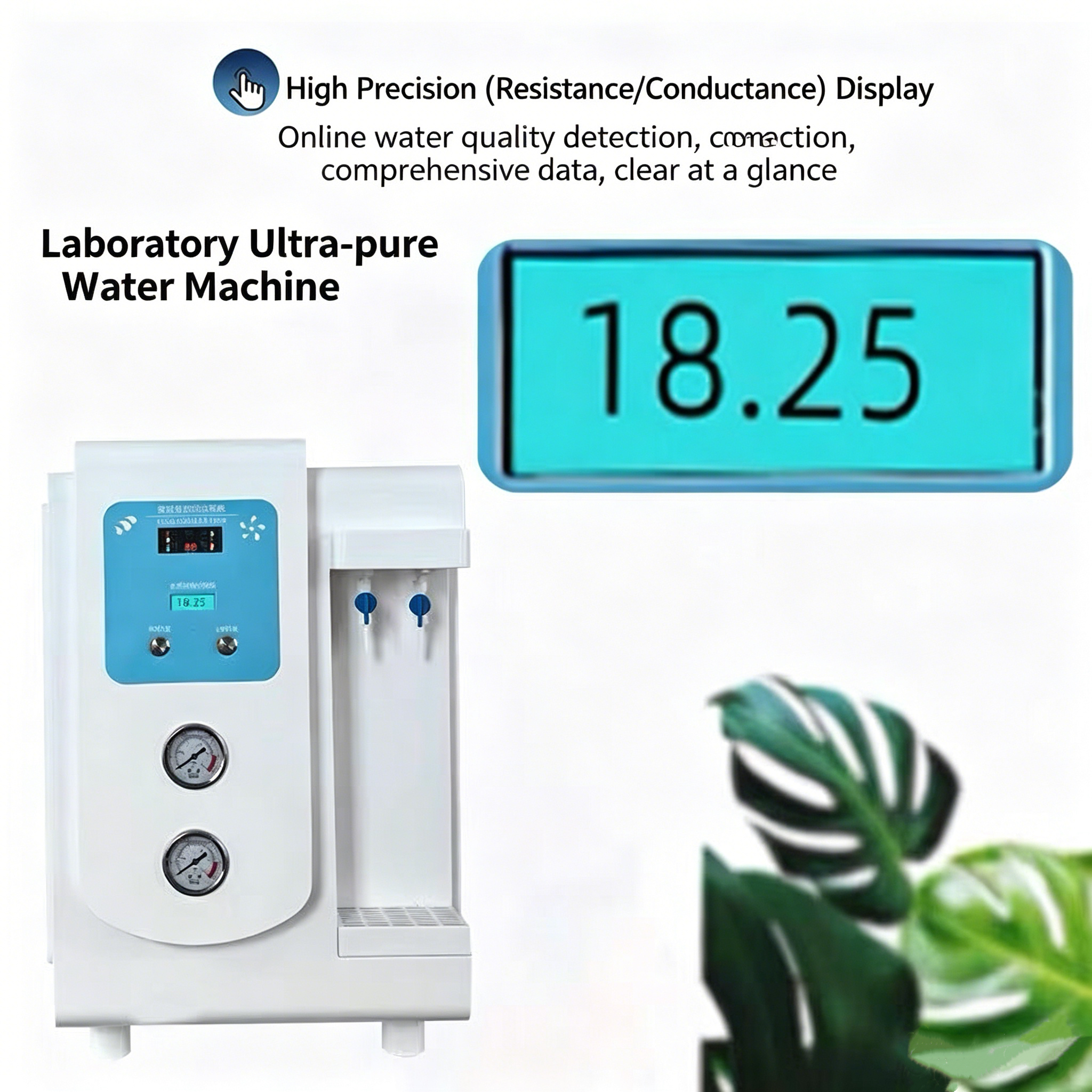 Laboratory ultrapure water machine, distilled water machine, biochemical water purifier, medical deionized water equipment, reverse osmosis pure water system
