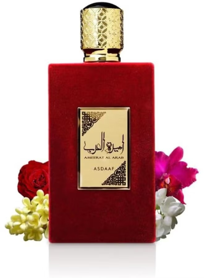 Ameerat Al Arab Perfume 100ml (3.4 oz) EDP - Original Ameerat Al Arab for Women - Long Lasting Floral, Fruity & Musky Arabian Scent MOKS