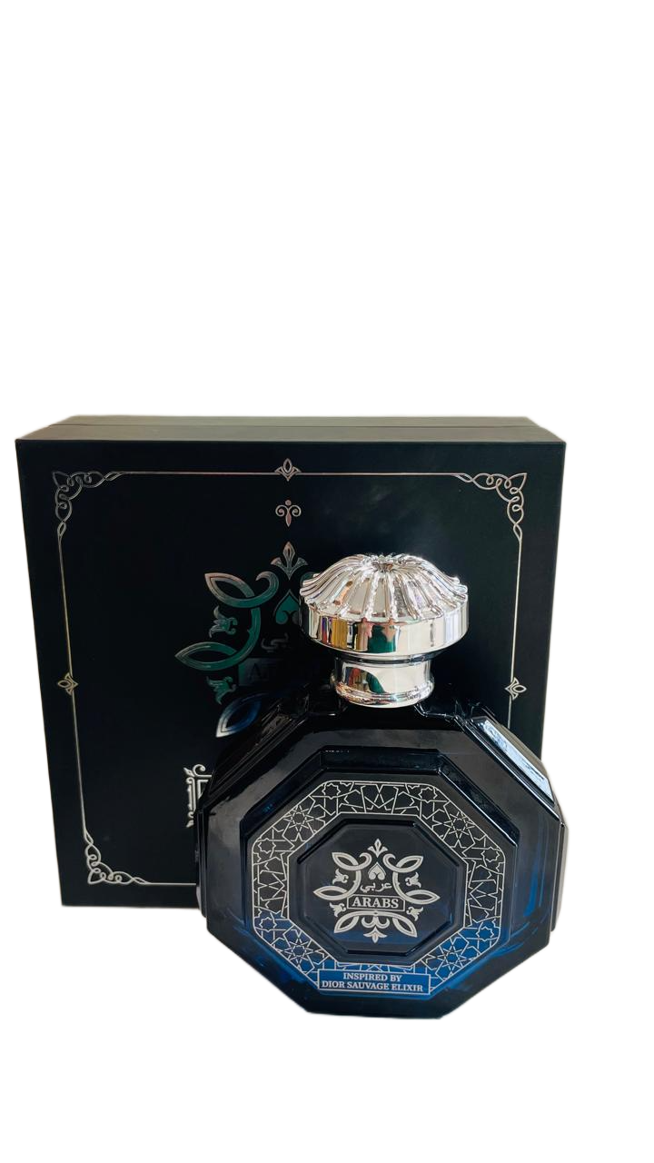 ARABS Sauvage Elixir 100ml (3.4 oz) EDP - Original ARABS Inspired by Dior Sauvage Elixir - Long Lasting Intense Spicy & Woody Scent MOKS