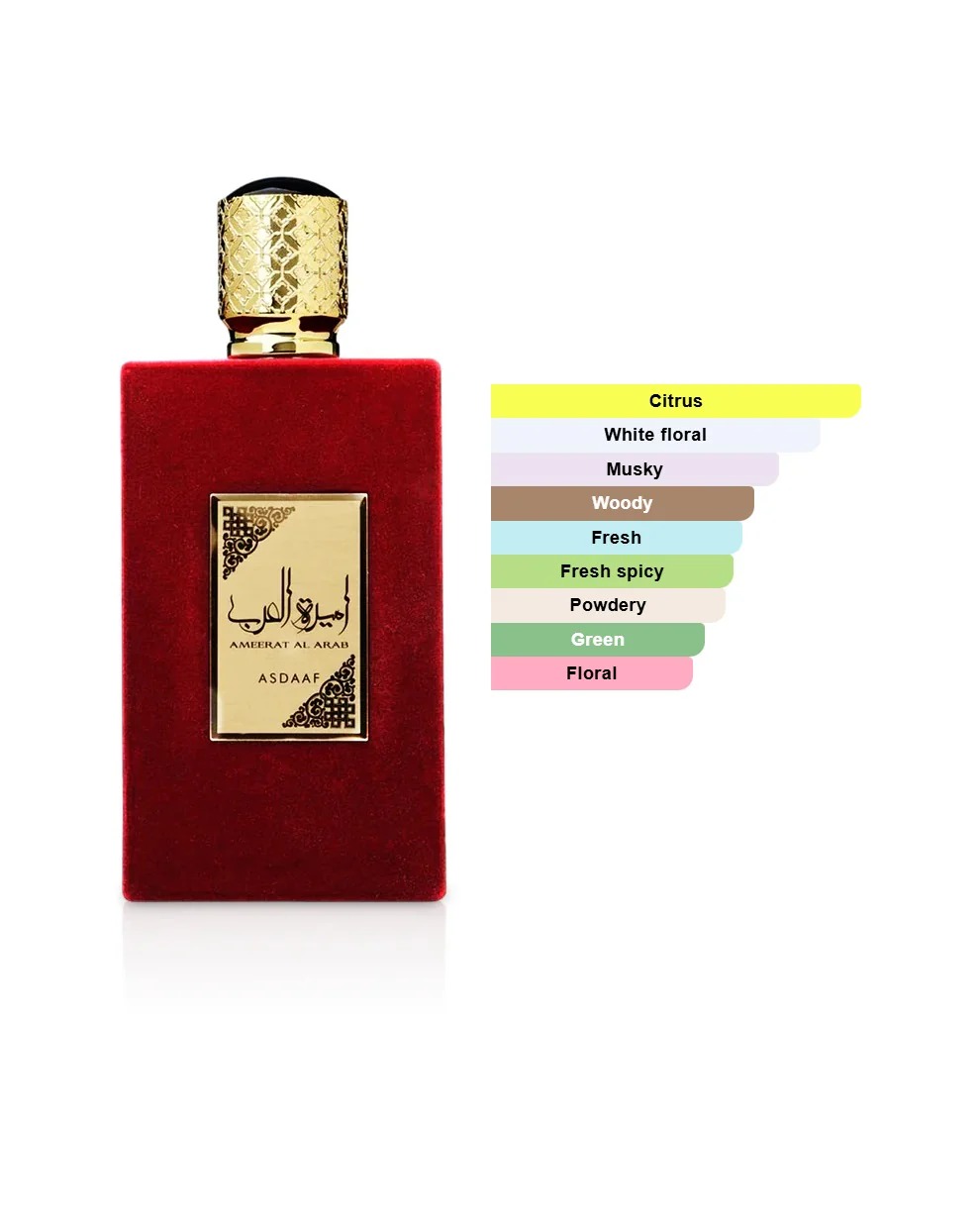 Ameerat Al Arab Perfume 100ml (3.4 oz) EDP - Original Ameerat Al Arab for Women - Long Lasting Floral, Fruity & Musky Arabian Scent MOKS