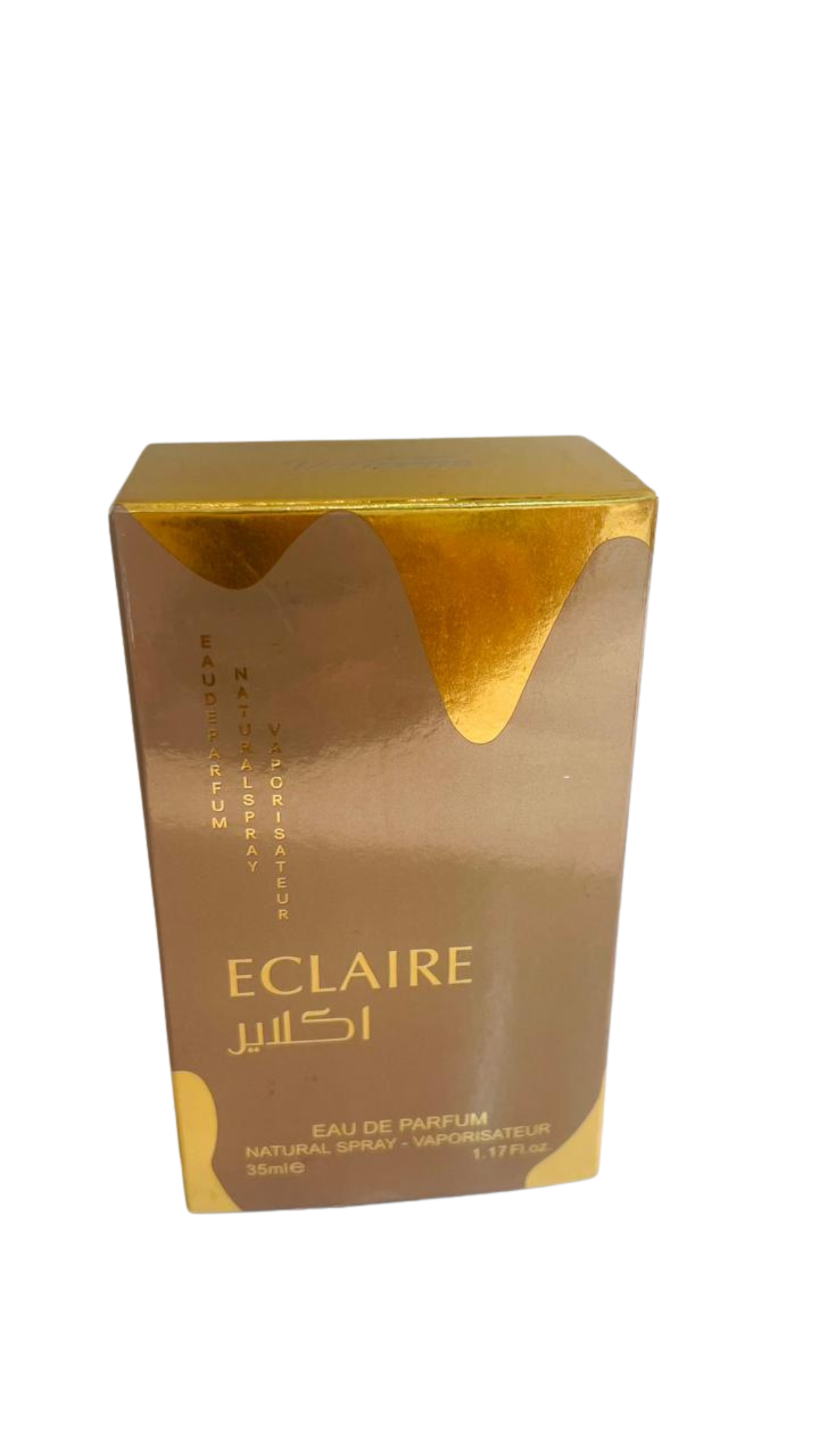 Lattafa Eclaire 35ml EDP - Original Pocket Perfume - Long Lasting Sweet Caramel, Vanilla & Milk Gourmand Scent MOKS