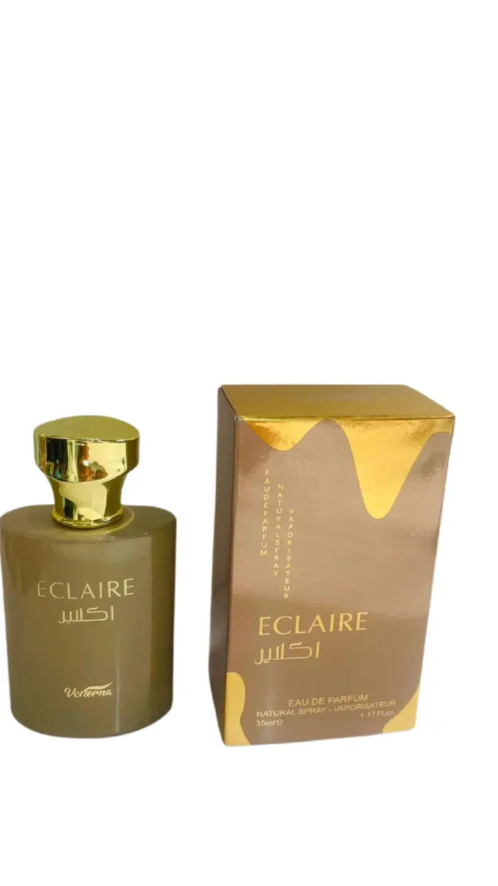 Lattafa Eclaire 35ml EDP - Original Pocket Perfume - Long Lasting Sweet Caramel, Vanilla & Milk Gourmand Scent MOKS