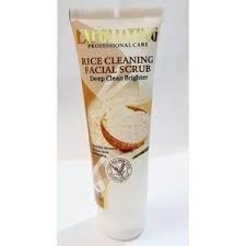 Fruit of the Wokali Rice Cleaning Facial Scrub 120ml - Exfoliating Professional Care Deep Clean Facial Scrub, Dead Skin & Acne Removing Scrub MOKS