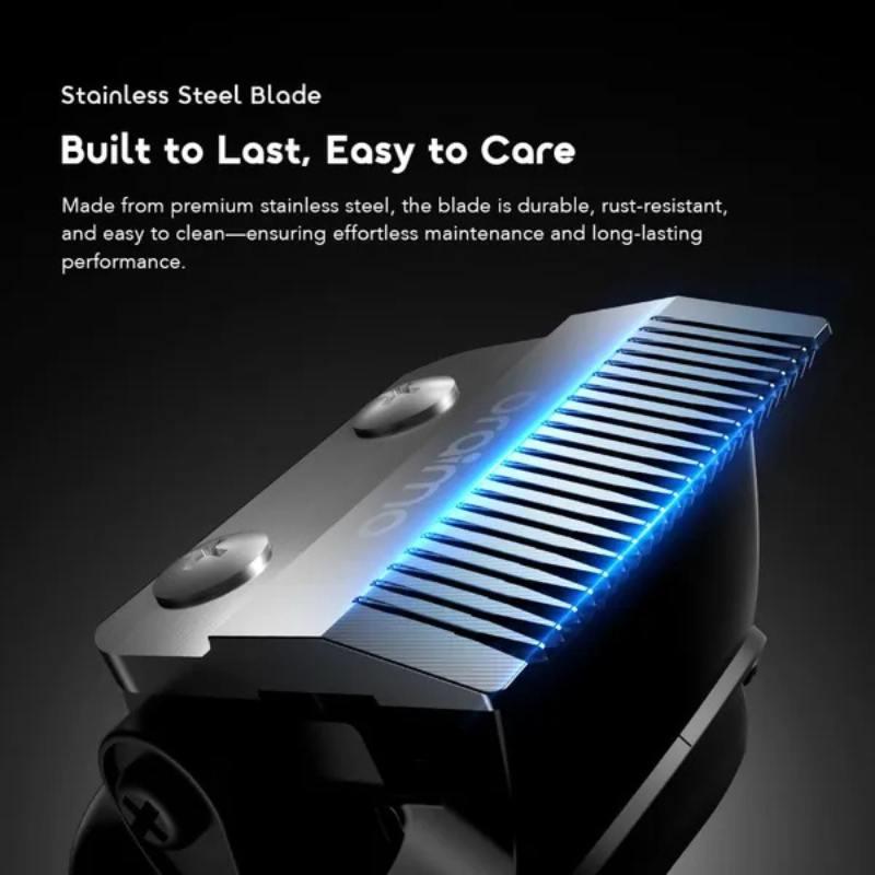 Oraimo EasyCut OCL-230 Professional Cordless Hair Clipper, 7000 RPM High Power Motor, 150 Min Runtime, 2000mAh Battery, Stainless Steel Zero-Gap Blades, Type-C Fast Charging Hair Trimmer