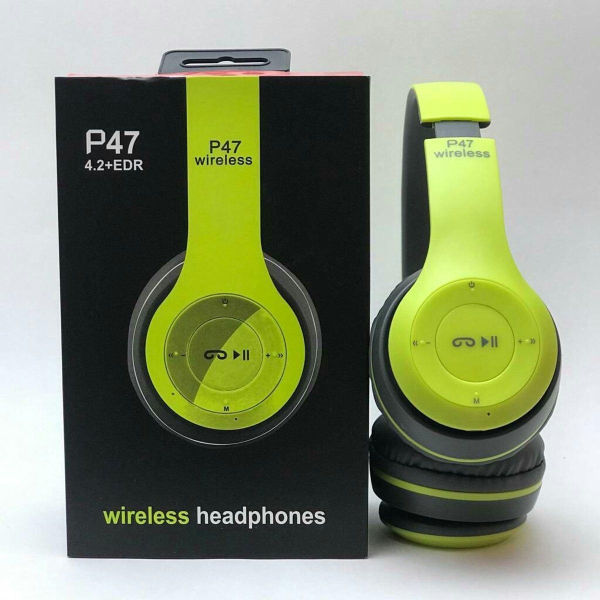 Headphones 
Noise cancelling 
Long lasting battery 
Long play time