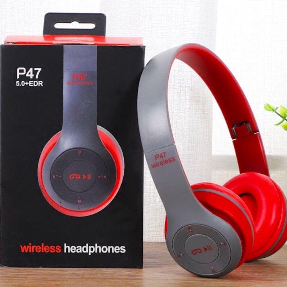 Headphones 
Noise cancelling 
Long lasting battery 
Long play time