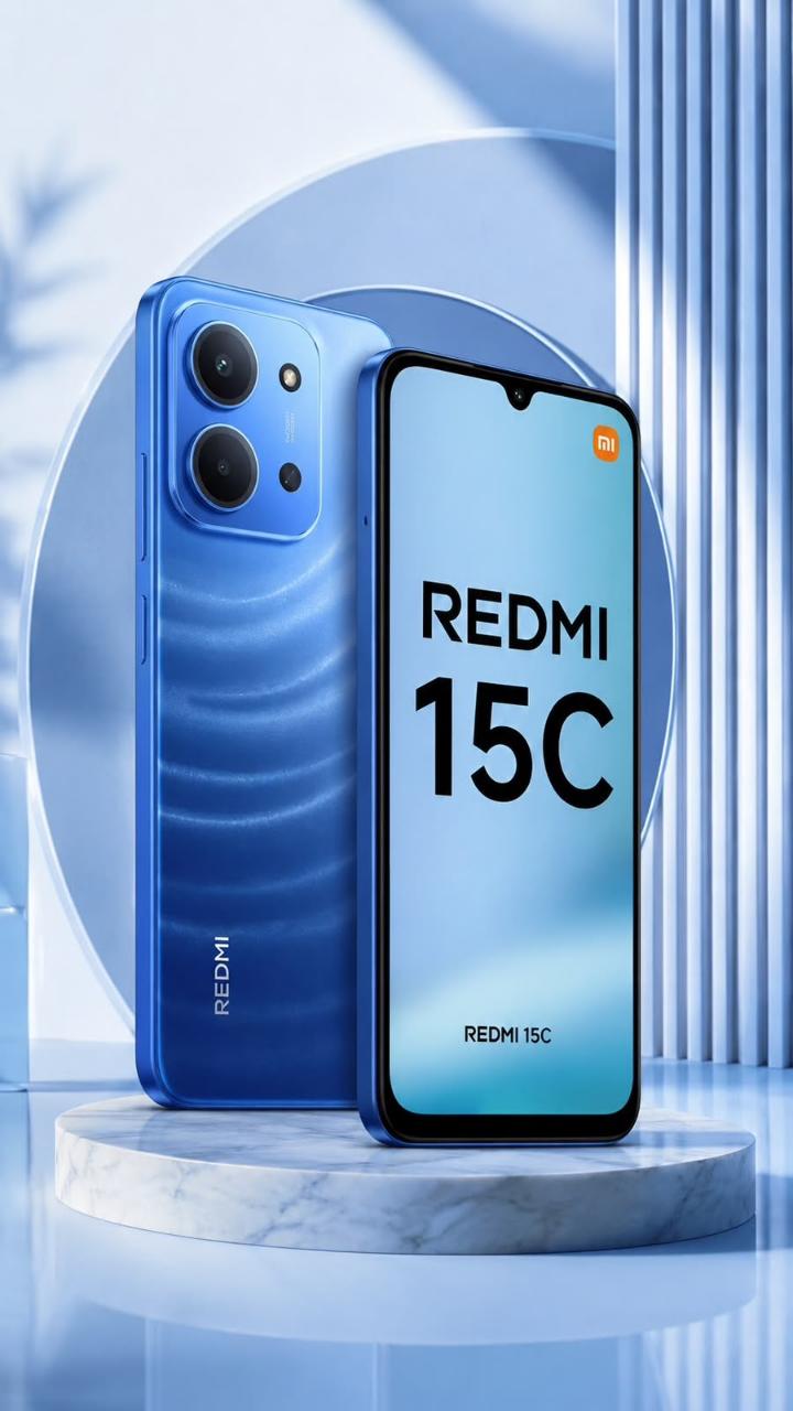 Redmi 15C, Type C,6000 MAH battery,50 MP camera,33 watts fast charging 6.9 inch