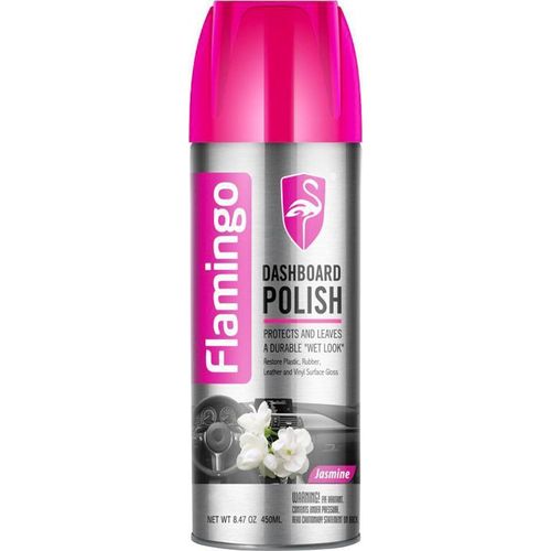 Flamingo Multipurpose Dashboard Polish Cleaner Wipes, Restores Natural Finish, UV Protection, Lint-Free