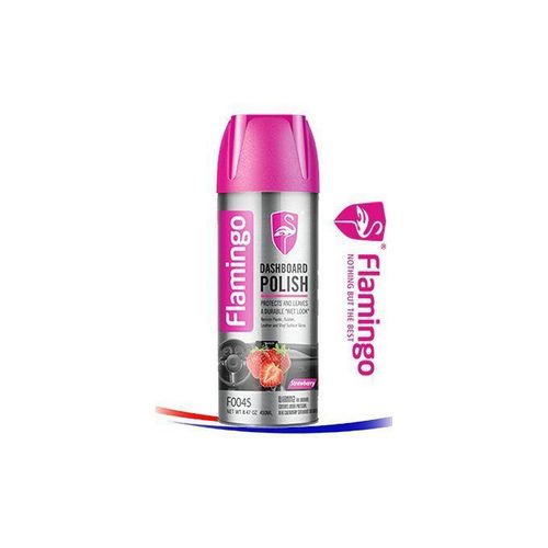 Flamingo Multipurpose Dashboard Polish Cleaner Wipes, Restores Natural Finish, UV Protection, Lint-Free