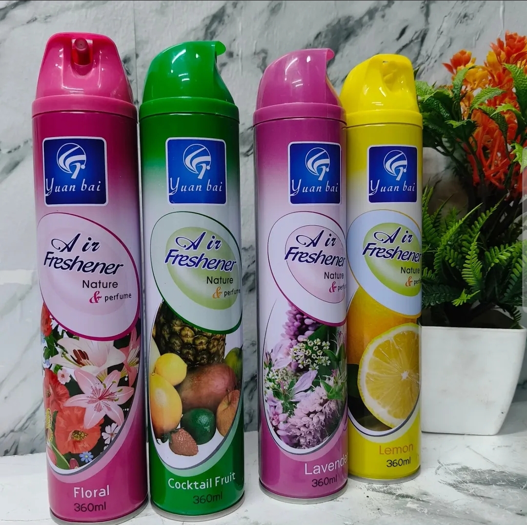Yuan Bai Nature & Perfume Air Freshener – Long-Lasting Aroma Mist Spray for Home, Car, Office, Toilet & Closet Various Scents available Strawberry, Lemon, Lavender, Jasmine, Cocktail fruit, Apple