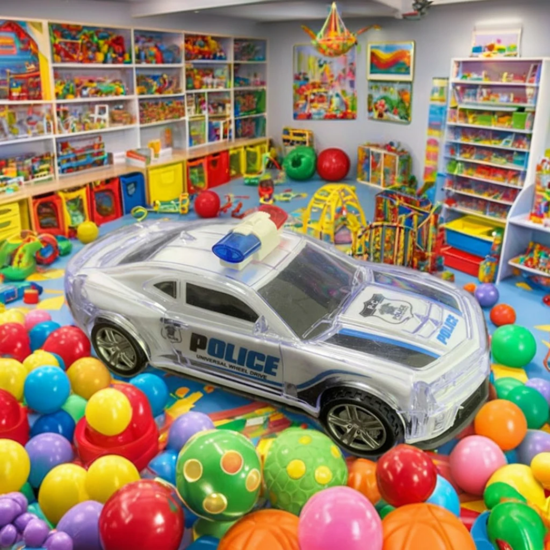 Police Luminous Lamborghini Police Siren Toy Car Durable Quality