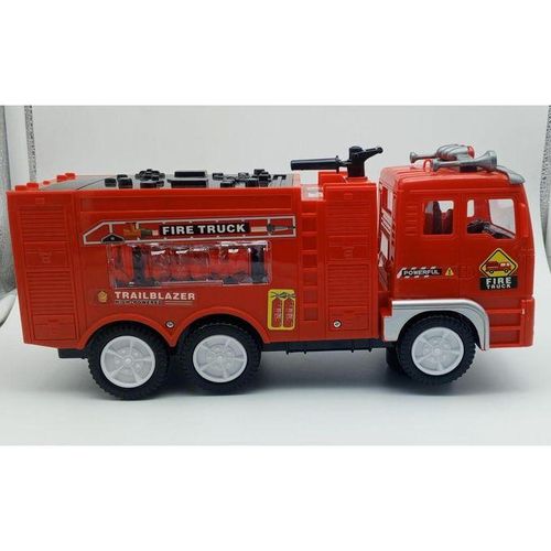 Electric Fire Truck Kids Toy With Bright Flashing Lights Siren Sounds Firetruck Firefighter Fire Fighter