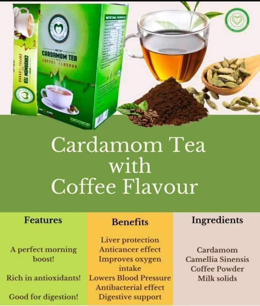Cardamon Tea With Coffee Flavour Everhealthy Multi-dynamic International