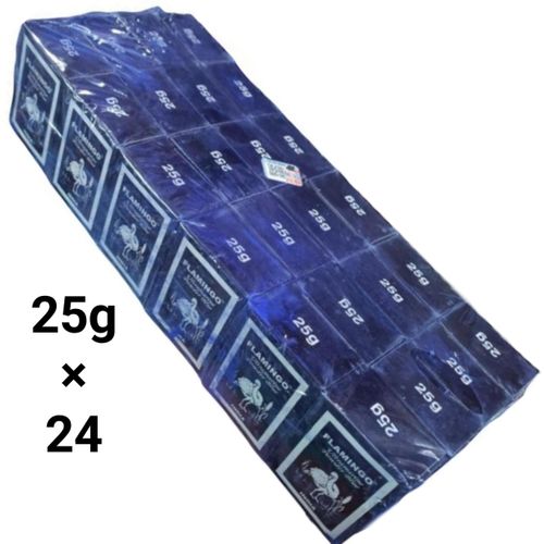 *Flamingo 25g×24 ULTRAMARINE LAUNDRY BLUE POWDER _ Whitens Fabrics, Removes Stains, Eliminates Parasites, Odours & Revives Colours*