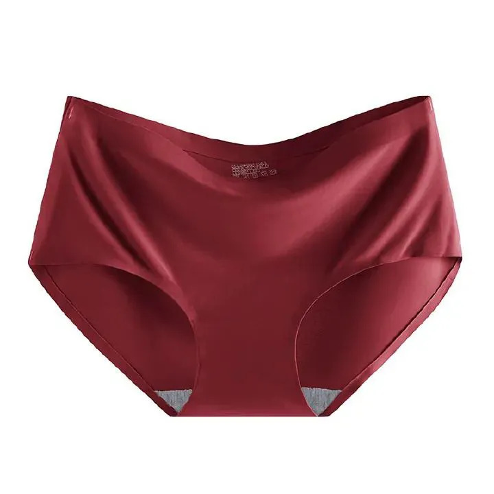 3 Pcs Underwear panties Non-trace Cotton Midwaist briefs Women Anti-bacterial Breathable Comfortable lingerie Seamless women clothes