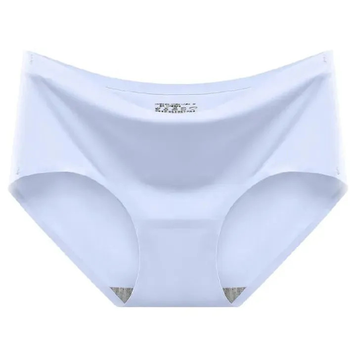 3 Pcs Underwear panties Non-trace Cotton Midwaist briefs Women Anti-bacterial Breathable Comfortable lingerie Seamless women clothes