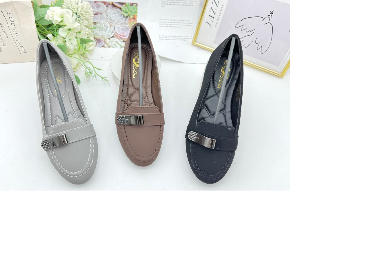 Quality Ladies Loafers Size 37-42 women's suede shoes Girls Loafers ladies' Shoes Ballerinas and Flats students Non Slip Sole