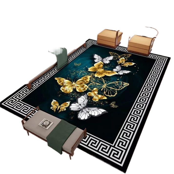 3D carpets  made from high-quality materials that offer a plush and soft feel underfoot, enhancing comfort
. Size 5*8