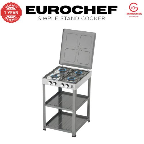 Eurochef full gas  standing cooker with shelves
