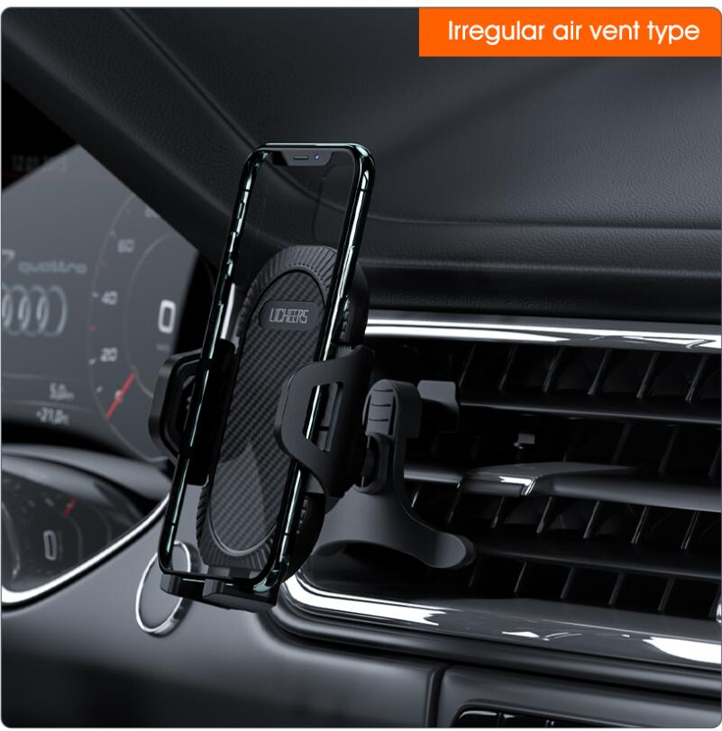 Sucker Car Phone Holder Mobile Phone Holder Stand in Car No Magnetic GPS Mount Support Black one size
