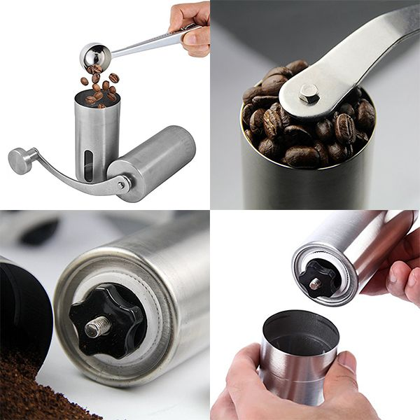 Manual Coffee Grinder with Adjustable Grind Settings