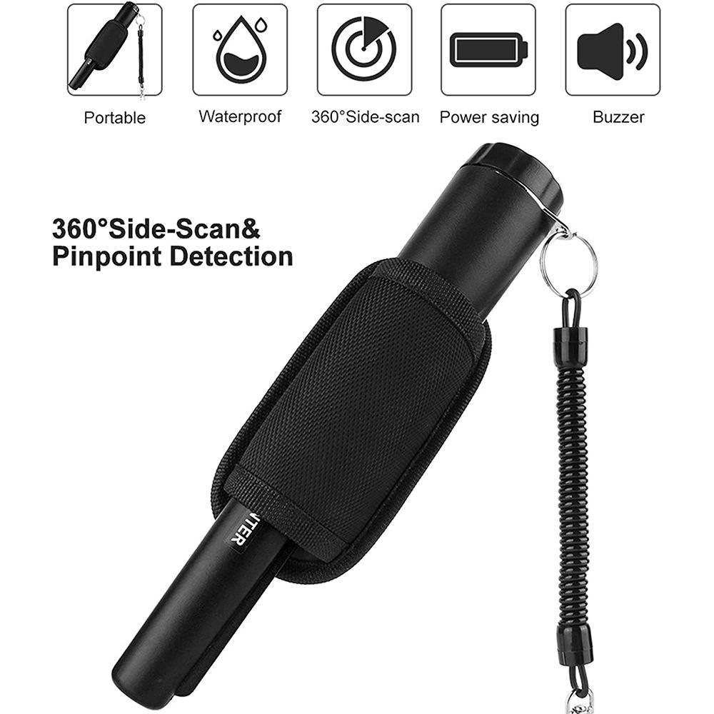 GP-Pointer Metal Detector Pinpointer, Waterproof Handheld Pinpointing Probe For Gold, Coin & Metal Detecting