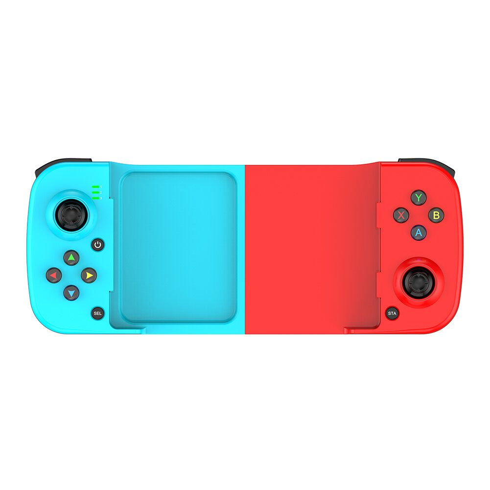 Telescopic Bluetooth Mobile Game Controller, Stretchable Wireless Gamepad for Android & iOS Phones, Rechargeable Gaming Joystick with Adjustable Grip
