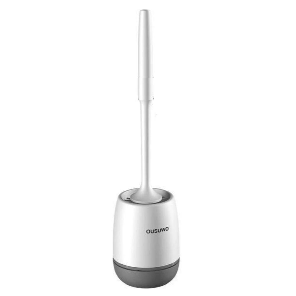 Silicone Toilet Brush for Home Use, Wall-Mounted, Round Toilet Cleaning Brush Set, Wall-Hanging Toilet Cleaning Brush