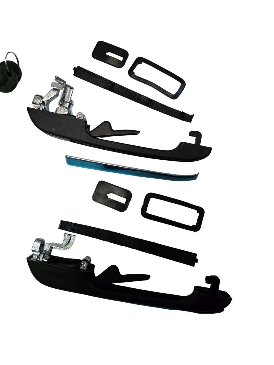 Front passenger side rear door handle with key 191837205A 191837206A suitable for Volkswagen Golf