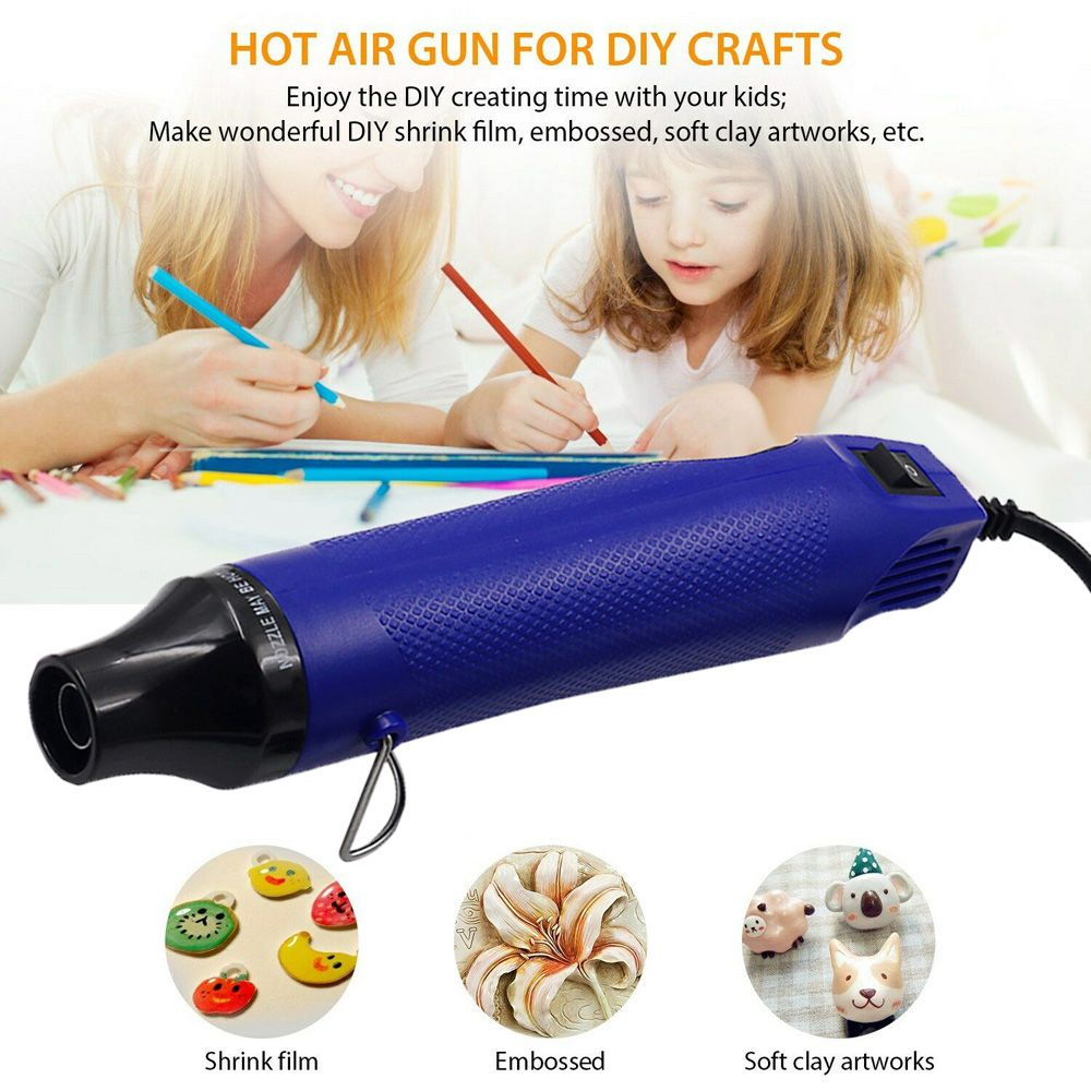 Mini Hot Air Gun Heat Tool, 300W Portable Electric Heat Gun For Crafts, Shrink Wrapping & DIY Projects