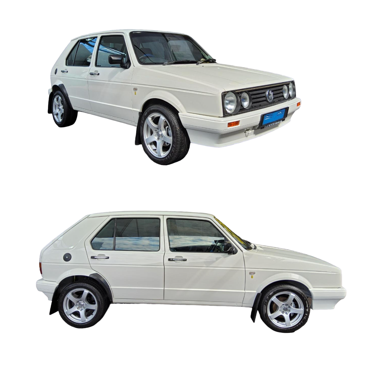 Front passenger side rear door handle with key 191837205A 191837206A suitable for Volkswagen Golf