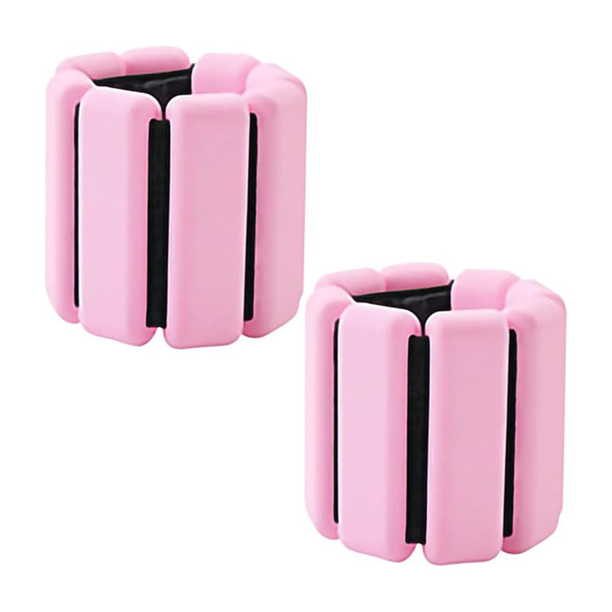 2Pcs Adjustable Weighted Wristbands, Silicone Ankle Weights For Yoga, Running & Fitness