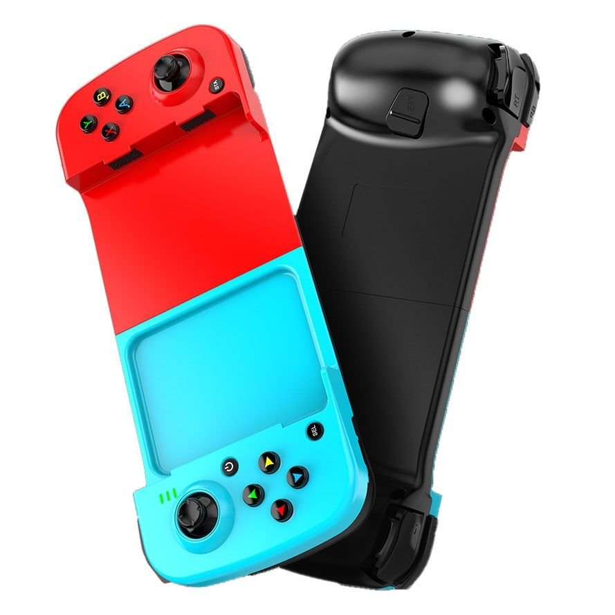 Telescopic Bluetooth Mobile Game Controller, Stretchable Wireless Gamepad for Android & iOS Phones, Rechargeable Gaming Joystick with Adjustable Grip