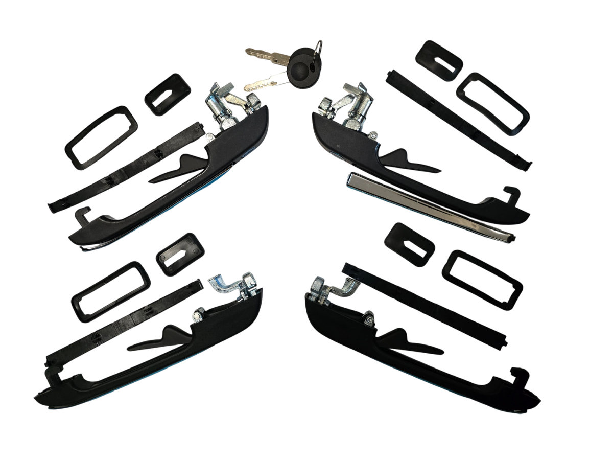 Front passenger side rear door handle with key 191837205A 191837206A suitable for Volkswagen Golf