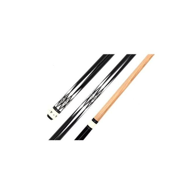 Premium Pathline 58" American Pool Cue Stick - Professional 2-Piece Hardwood Maple Billiard Cue with Intricate Decals