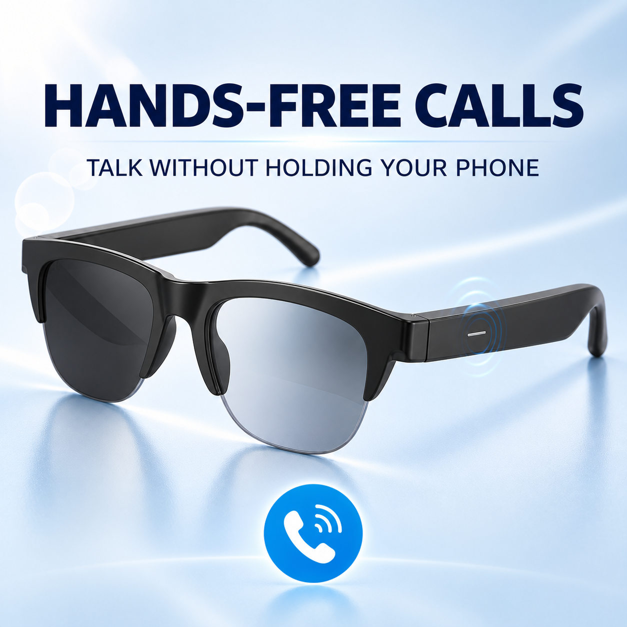 Bluetooth Color-changing Smart Glasses - Air Conduction Calls & Music with UV Protection