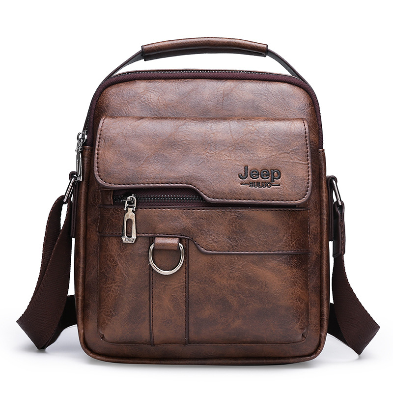 Men Bags Single Shoulder Bag Fashion Man Crossbody Bag Man Business Briefcase Messenger Bag Traveling Bag Shoulder PU Leather Cross-body Sling Bag Large Capacity Waterproof Bag