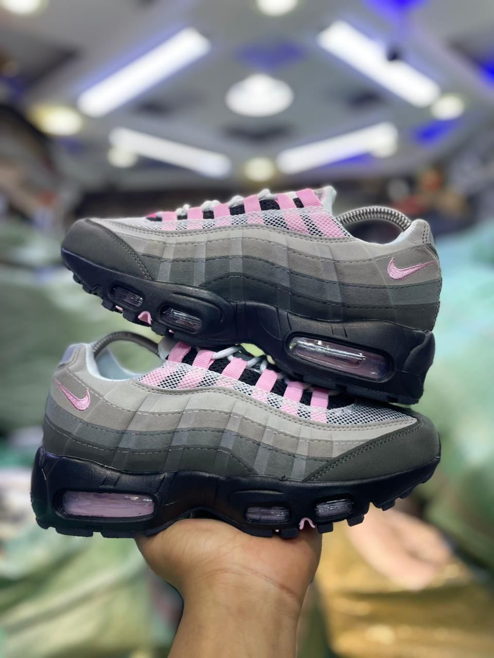 NEW ARRIVAL AIR MAX 95 ''PINK FOAM'' MEN's Shoes Sneakers ;Authentic & Best Quality Men's Shoes Airmax Unisex Sneakers