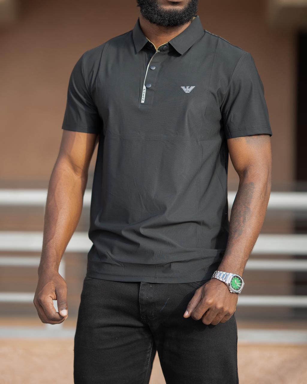 High Quality Men's Fashion Boutique Cotton Polo T-Shirts; New Arrivals Logo Embroidered Short Sleeved Men's Clothing T-Shirts / Solid Color Shirts