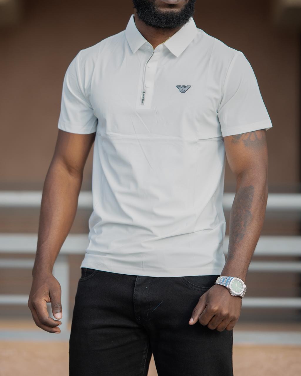 High Quality Men's Fashion Boutique Cotton Polo T-Shirts; New Arrivals Logo Embroidered Short Sleeved Men's Clothing T-Shirts / Solid Color Shirts