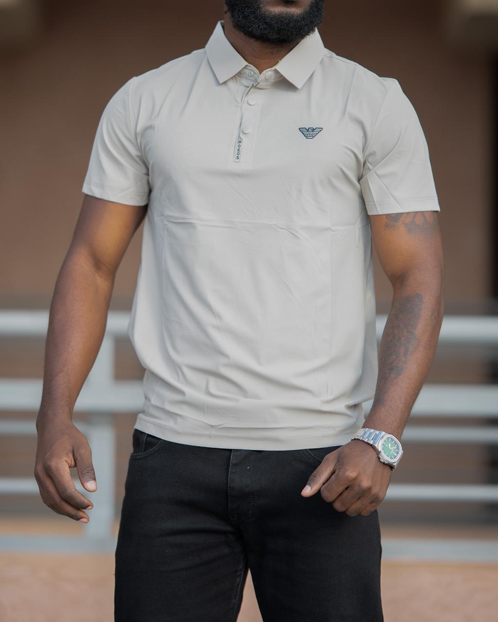 High Quality Men's Fashion Boutique Cotton Polo T-Shirts; New Arrivals Logo Embroidered Short Sleeved Men's Clothing T-Shirts / Solid Color Shirts
