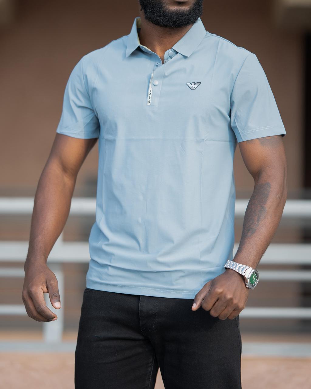 High Quality Men's Fashion Boutique Cotton Polo T-Shirts; New Arrivals Logo Embroidered Short Sleeved Men's Clothing T-Shirts / Solid Color Shirts