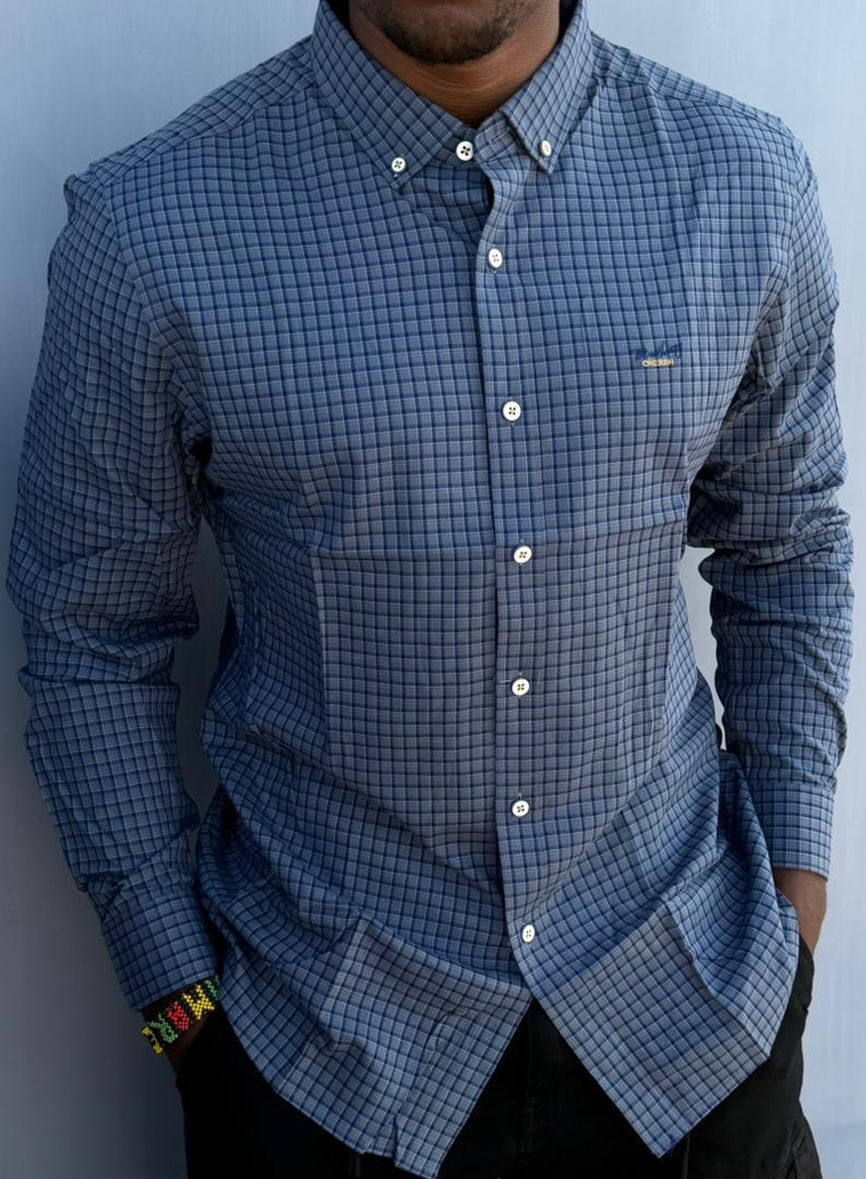 High Quality Men's Casual Long Sleeved Checkered Shirts; New Arrivals Button Down Slim Fit Men's Clothing T-Shirts / Solid Color Shirts
